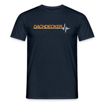 Dachdecker - Männer T-Shirt - Navy - Vorne - AI Model Male 178 light (178cm)