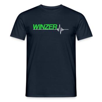 Winzer - Männer T-Shirt - Navy - Vorne - AI Model Male 178 light (178cm)