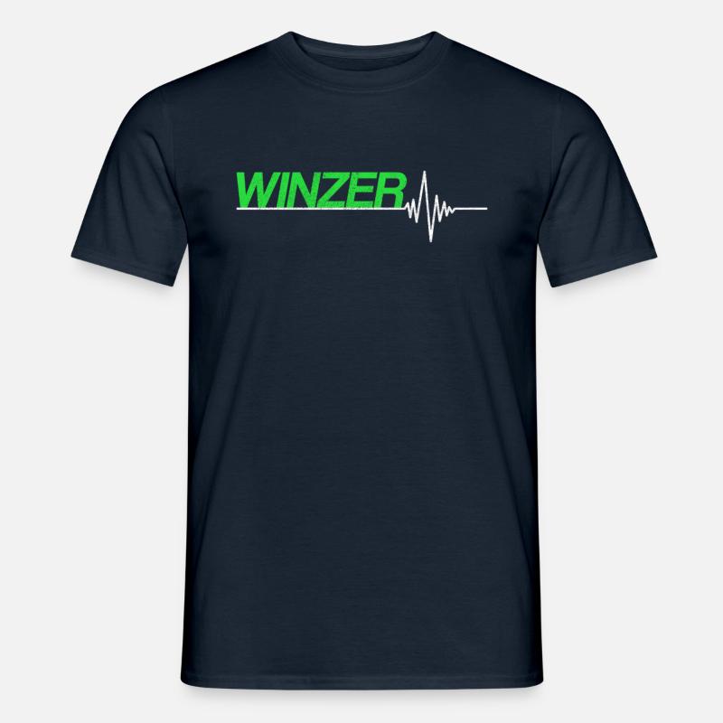 Winzer - Männer T-Shirt - Navy