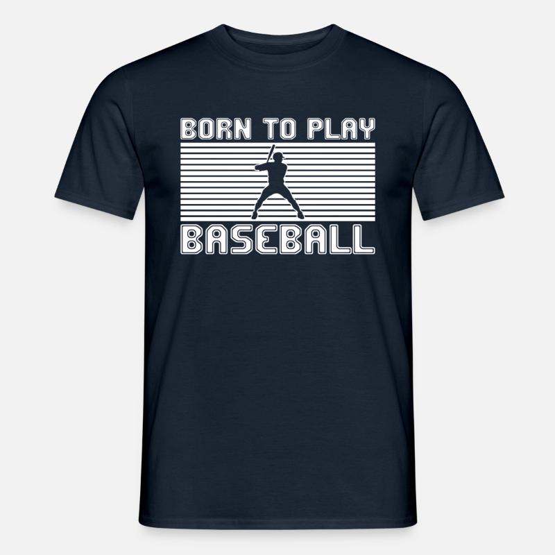 Baseball - Männer T-Shirt - Navy