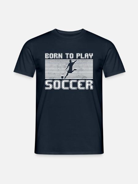 Fußball - Männer T-Shirt - Navy