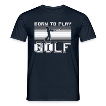 Golf - Männer T-Shirt - Navy - Vorne - AI Model Male 178 light (178cm)