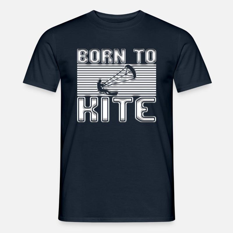 Kite Surfing - Männer T-Shirt - Navy
