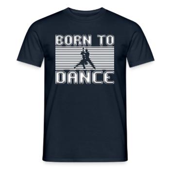 Tanzen - Männer T-Shirt - Navy - Vorne - AI Model Male 178 light (178cm)