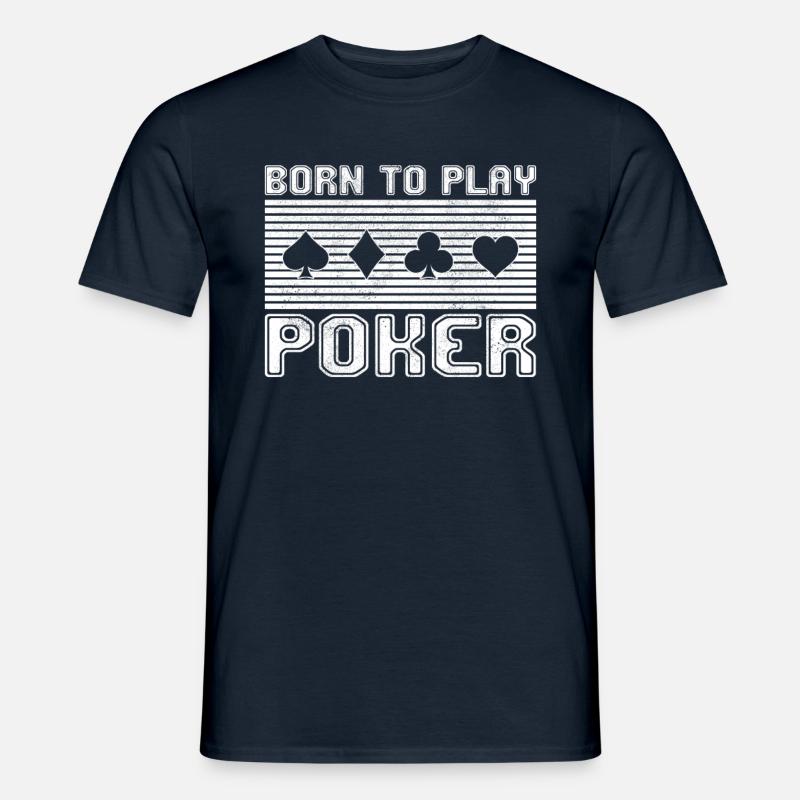 Poker - Männer T-Shirt - Navy