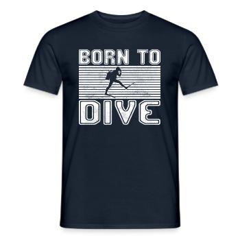 Plonger - T-shirt homme - marine - Devant - AI Model Male 178 light (178cm)