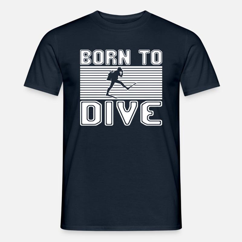 Tauchen - Männer T-Shirt - Navy