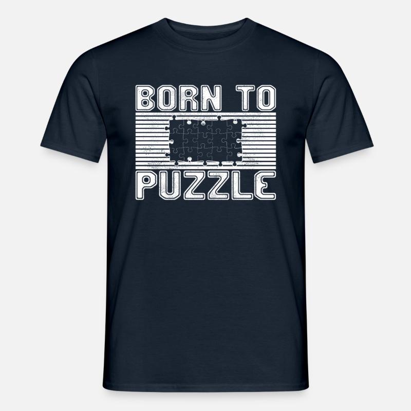 Puzzeln - Männer T-Shirt - Navy