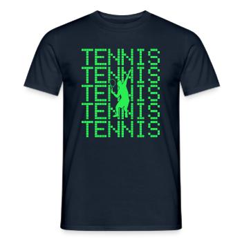 Tennis - T-shirt homme - marine - Devant - AI Model Male 178 light (178cm)