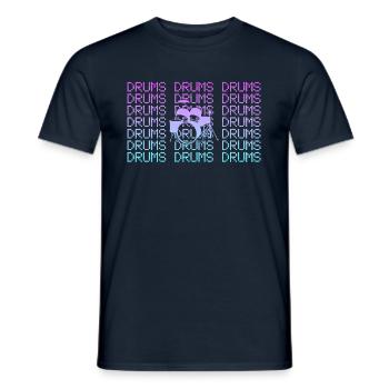 Percussion - Men's T-Shirt - navy - Front - AI Model Male 178 light (178cm)