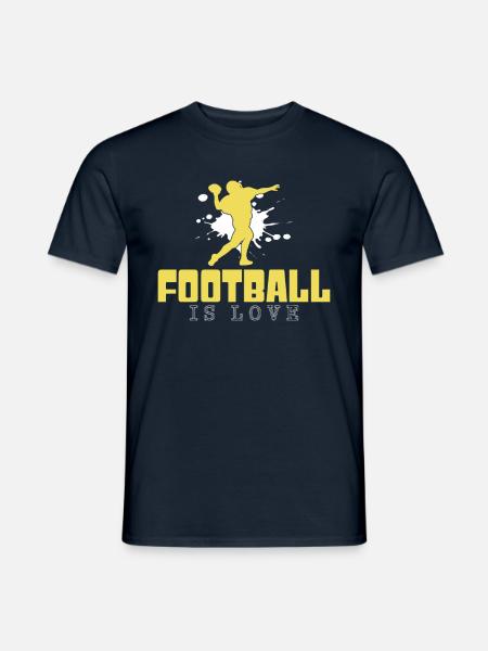 football - Männer T-Shirt - Navy