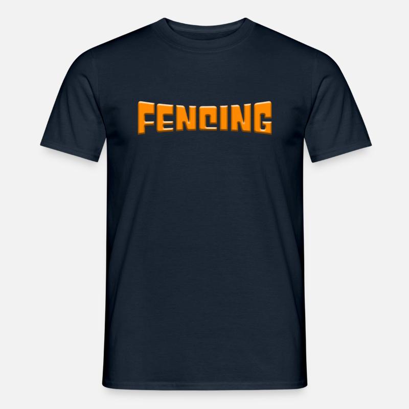 Fechten - Männer T-Shirt - Navy