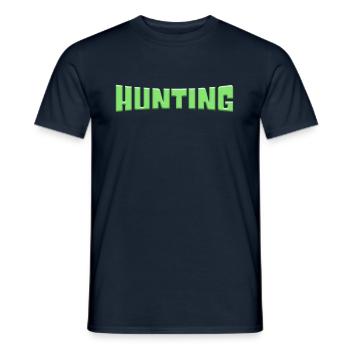 Hunt - Men's T-Shirt - navy - Front - AI Model Male 178 light (178cm)