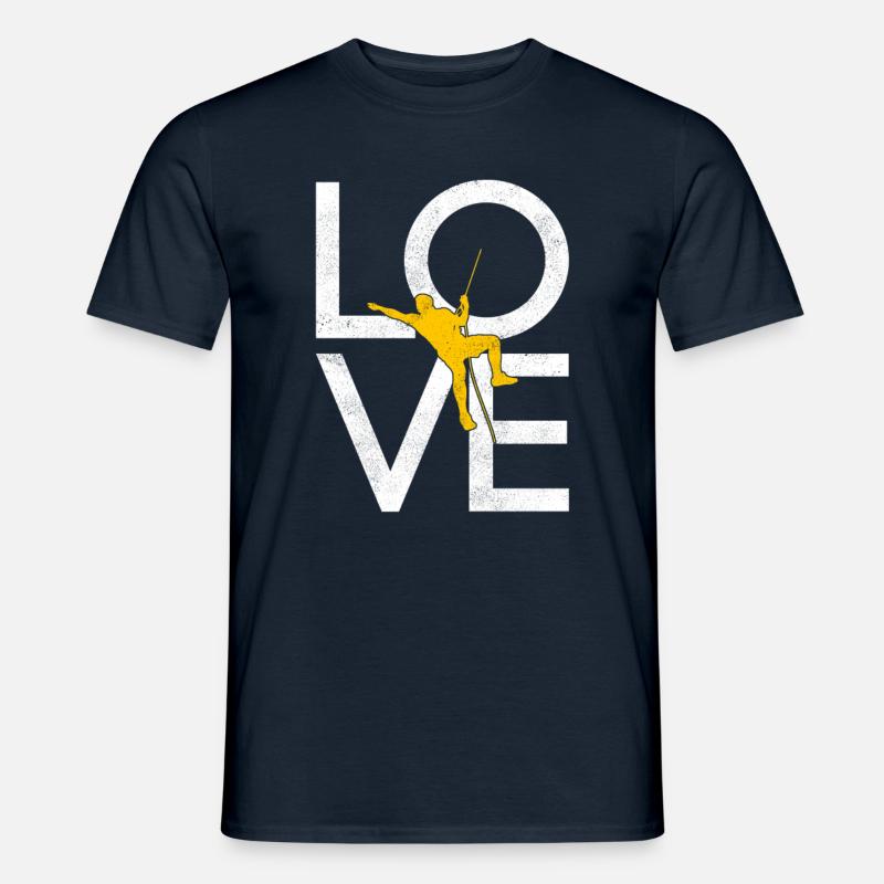 Klettern - Männer T-Shirt - Navy