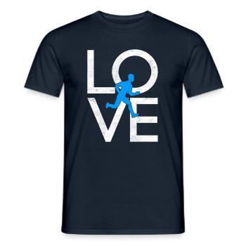 Faire du jogging - T-shirt homme - marine - Devant - AI Model Male 178 light (178cm)