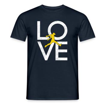 Parkour - Männer T-Shirt - Navy - Vorne - AI Model Male 178 light (178cm)