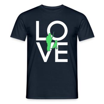 Cacciare - T-shirt uomo - navy - Fronte - AI Model Male 178 light (178cm)