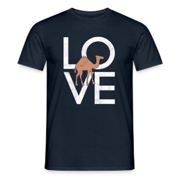Dromedary - Men's T-Shirt - navy - Front - AI Model Male 178 light (178cm)