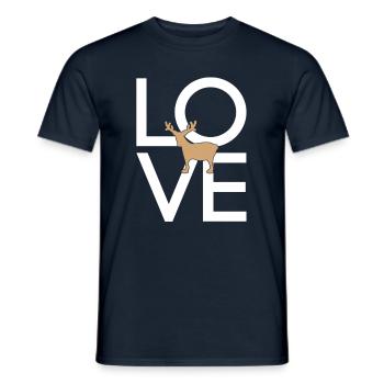 Élan - T-shirt homme - marine - Devant - AI Model Male 178 light (178cm)