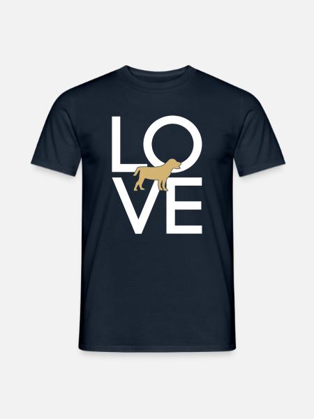 Hund - Männer T-Shirt - Navy