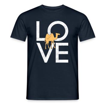 Chameau - T-shirt homme - marine - Devant - AI Model Male 178 light (178cm)