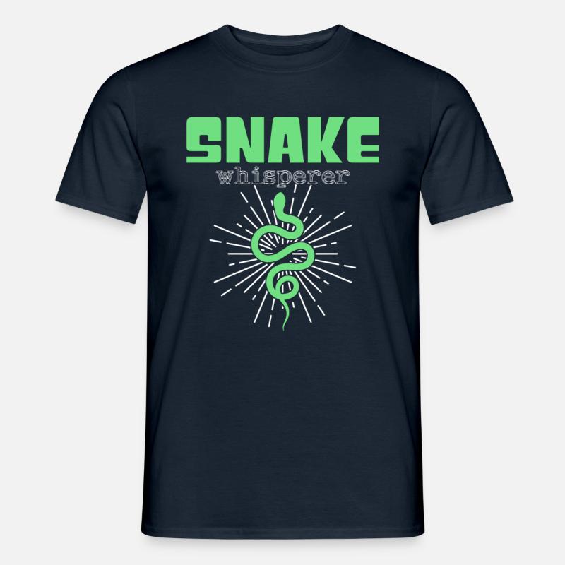 Schlangen Flüsterer - Männer T-Shirt - Navy