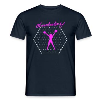cheerleading - T-shirt homme - marine - Devant - AI Model Male 178 light (178cm)