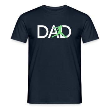 Parkour Papa - Men's T-Shirt - navy - Front - AI Model Male 178 light (178cm)