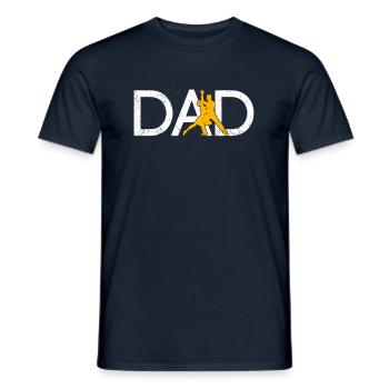 Papa dansant - T-shirt homme - marine - Devant - AI Model Male 178 light (178cm)