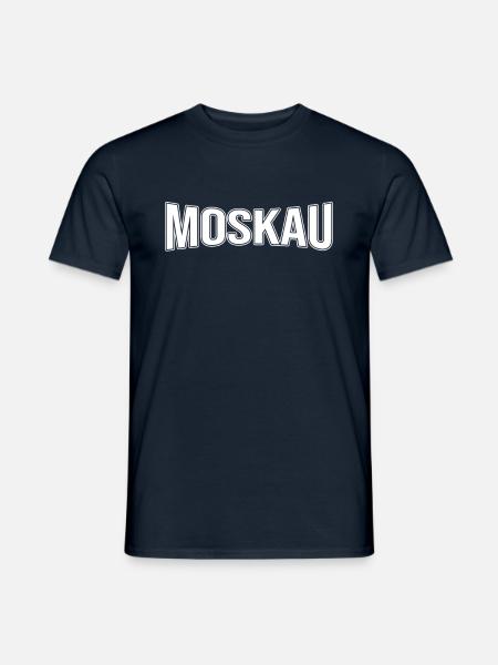 Moskau - Männer T-Shirt - Navy