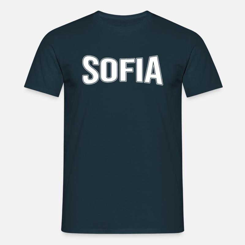 Sofia - Männer T-Shirt - Navy