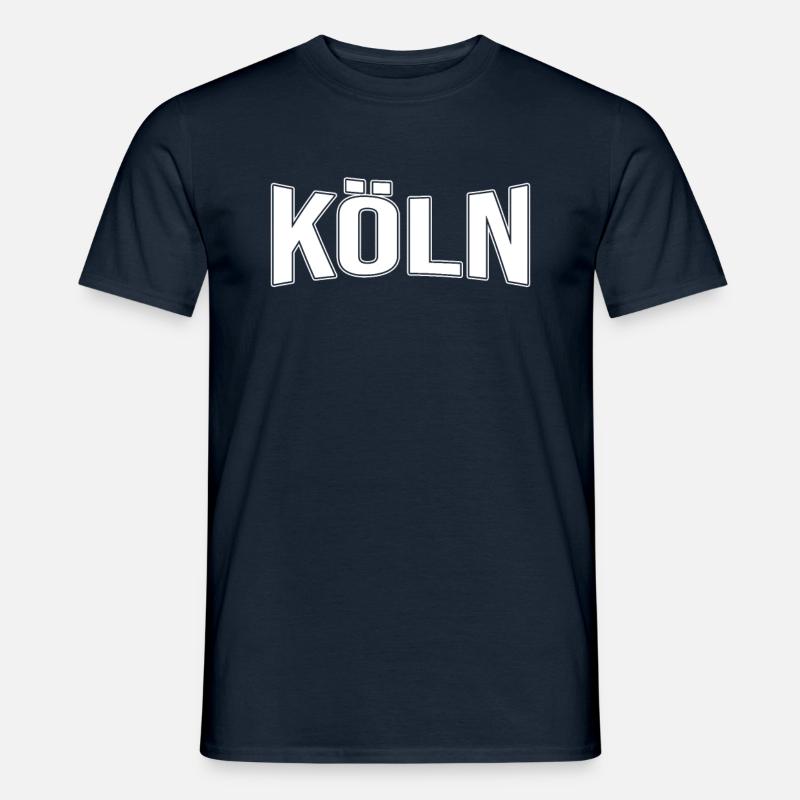 Köln - Männer T-Shirt - Navy