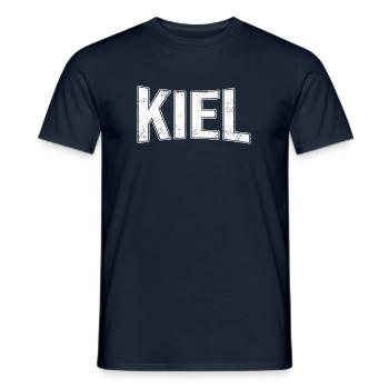 Keel - Men's T-Shirt - navy - Front - AI Model Male 178 light (178cm)