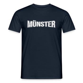 Minster - Men's T-Shirt - navy - Front - AI Model Male 178 light (178cm)