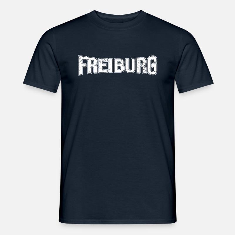 Freiburg - Männer T-Shirt - Navy