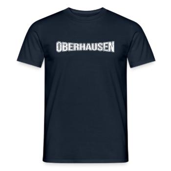 Oberhausen - T-shirt homme - marine - Devant - AI Model Male 178 light (178cm)