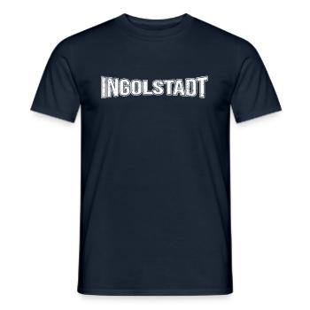 Ingolstadt - Männer T-Shirt - Navy - Vorne - AI Model Male 178 light (178cm)