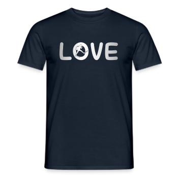 Amour de la plongée - T-shirt homme - marine - Devant - AI Model Male 178 light (178cm)