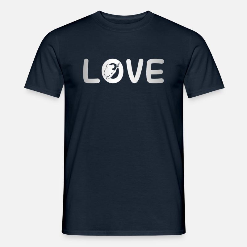 Koala Liebe - Männer T-Shirt - Navy