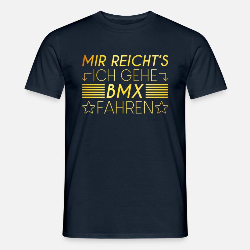 BMX Spruch - Männer T-Shirt - Navy