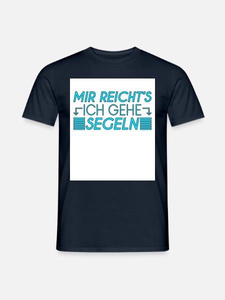 Segeln Spruch - Männer T-Shirt - Navy
