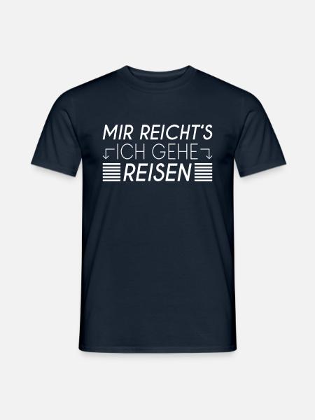 Reisen Spruch - Männer T-Shirt - Navy