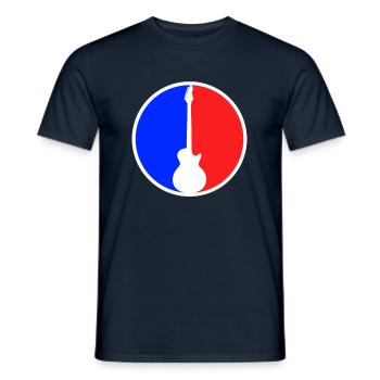 Egitarre Logo - Men's T-Shirt - navy - Front - AI Model Male 178 light (178cm)