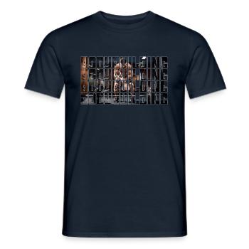 culturisme - T-shirt homme - marine - Devant - AI Model Male 178 light (178cm)