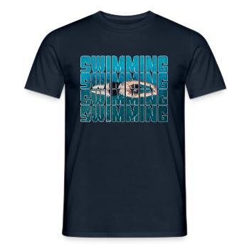 Nager - T-shirt homme - marine - Devant - AI Model Male 178 light (178cm)