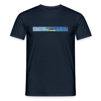 snowboarding - Männer T-Shirt - Navy - Vorne - AI Model Male 178 light (178cm)