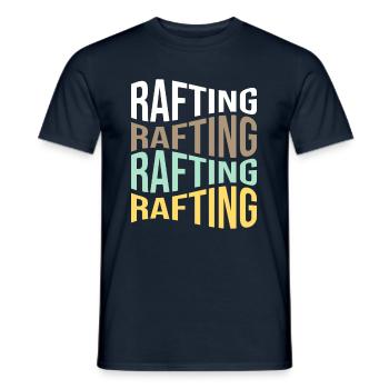 rafting - T-shirt homme - marine - Devant - AI Model Male 178 light (178cm)
