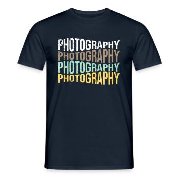 Photography - Men's T-Shirt - navy - Front - AI Model Male 178 light (178cm)
