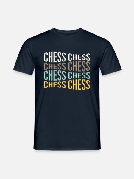 Schach - Männer T-Shirt - Navy