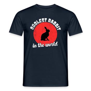 Cooler Hase Spruch - Männer T-Shirt - Navy - Vorne - AI Model Male 178 light (178cm)